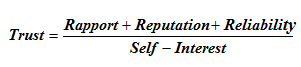 Trust formula course graphic